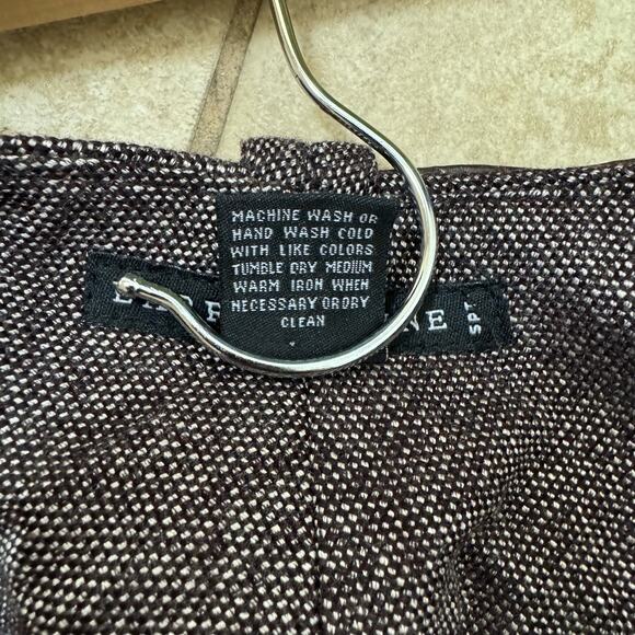 Larry Levine Brown Wide Leg Trouser Pants Womens 6 Office Siren Career Work - Picture 6 of 12